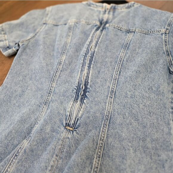 H&M Denim Lace dress Size M - Picture 8 of 9